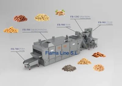 Horno continuo de frutos